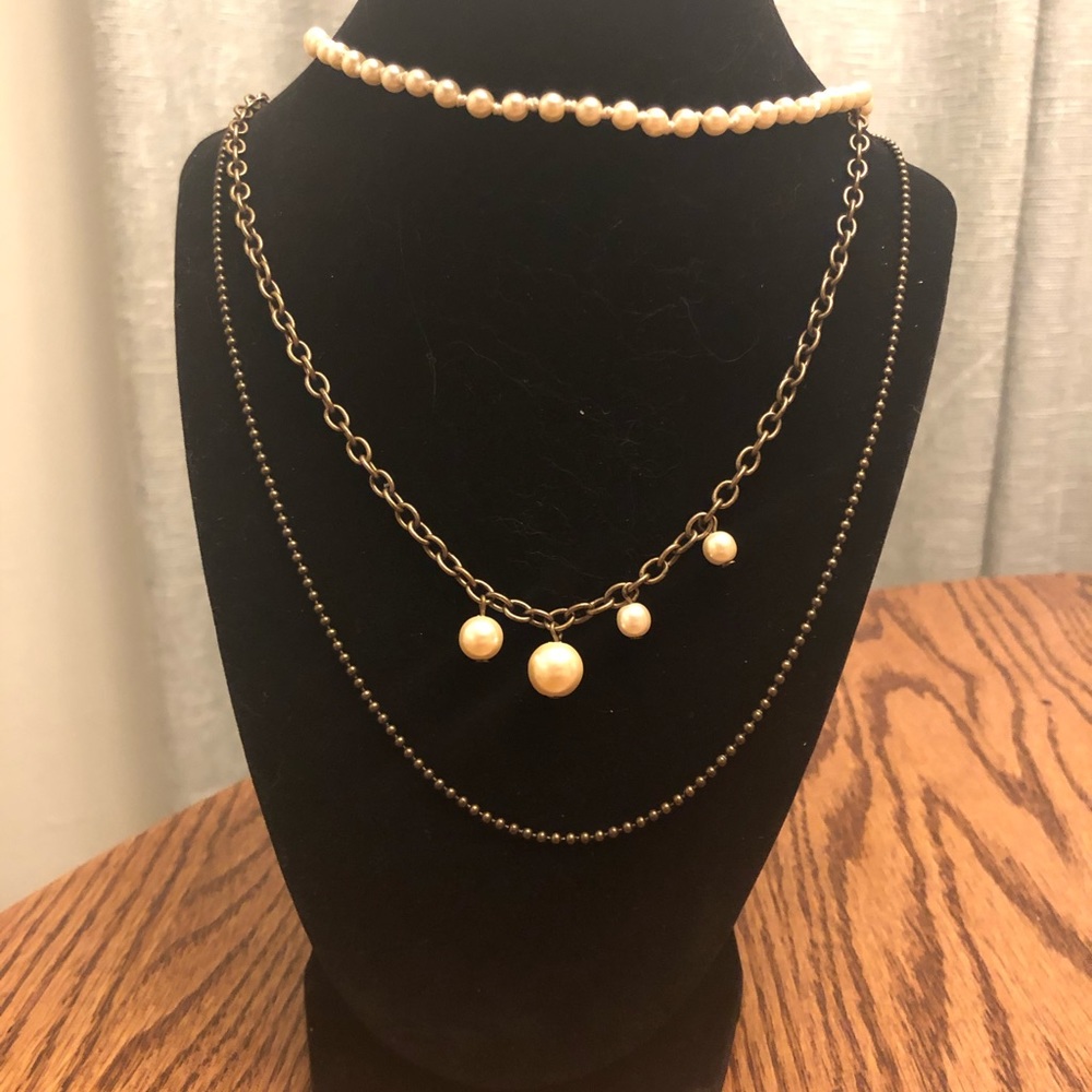 J Crew Long Necklace (3 in one)